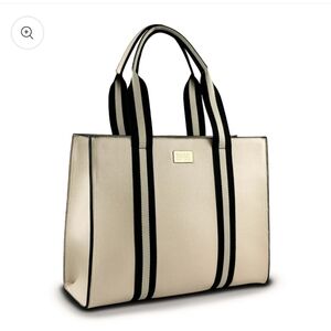 Badgley Mischka The Bailey  Pebbled Leather Tote Bag